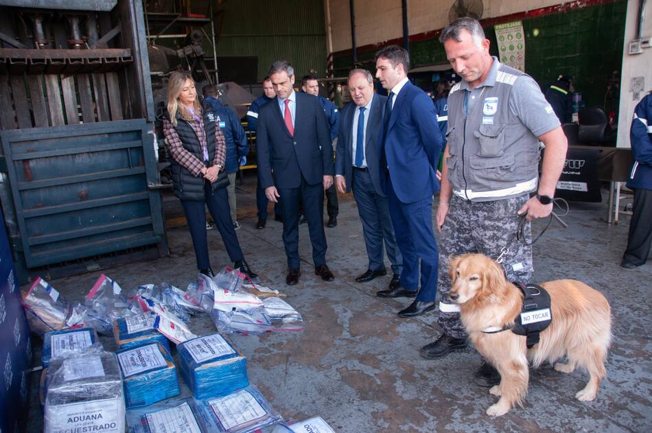 Operativo Aduana en Ezeiza. Foto: prensa
