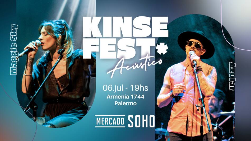 Maggie Sky y Azular en Kinse Fest. Foto: Prensa.