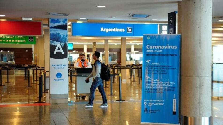 Coronavirus, Argentina, aeropuerto
