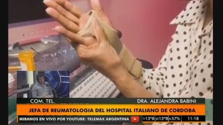 Alejandra Babini con Paulino Rodriguez sobre la Artritis Reumatoidea (Radio Latina)