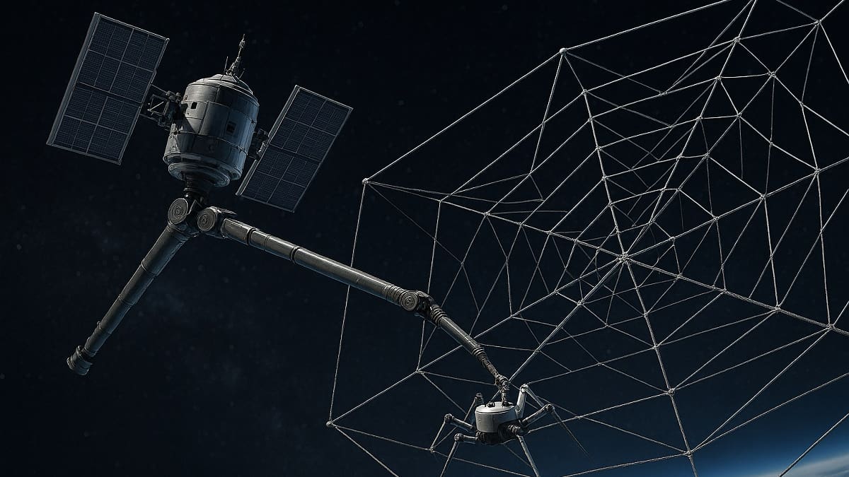 China desafía a la NASA con un robot “araña” que construye estructuras en el espacio: así es el nuevo SpiderFab