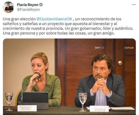 Tuit de Flavia Royón