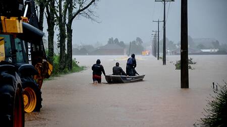 Inundaciones en Brasil. Foto: EFE