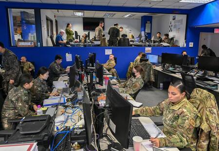 Ejercicios militares en conjunto entre Corea del Sur y Estados Unidos. Foto: EFE.