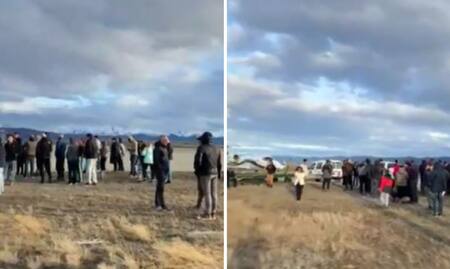 Amenaza de bomba al avión de Marcelo Polino y Carmen Barbieri. Foto: captura de video.