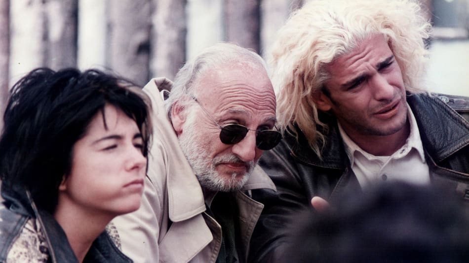 Leonardo Sbaraglia y Héctor Alterio en Caballo Salvaje. Foto: X/ @NangoCine