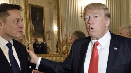 Elon Musk y Donald Trump. Foto: REUTERS