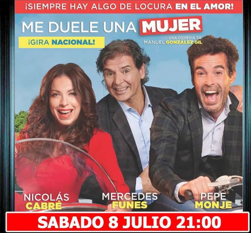 La obra que hizo Nicolás Cabré en Cañuelas. Foto: Instagram/plateaunotickets.