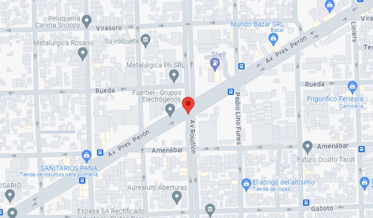 El hecho sucedió en la intersección de la avenida Presidente Perón y Rouillón