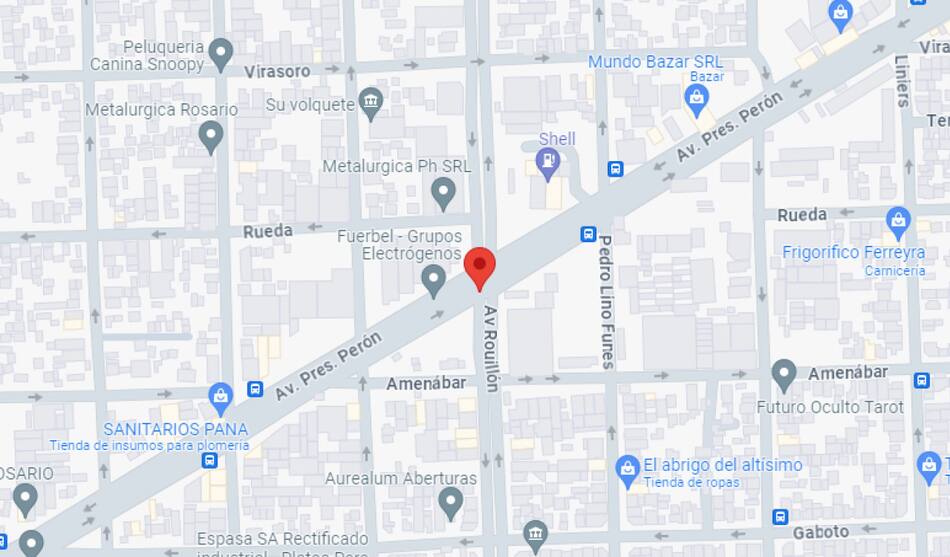 El hecho sucedió en la intersección de la avenida Presidente Perón y Rouillón
