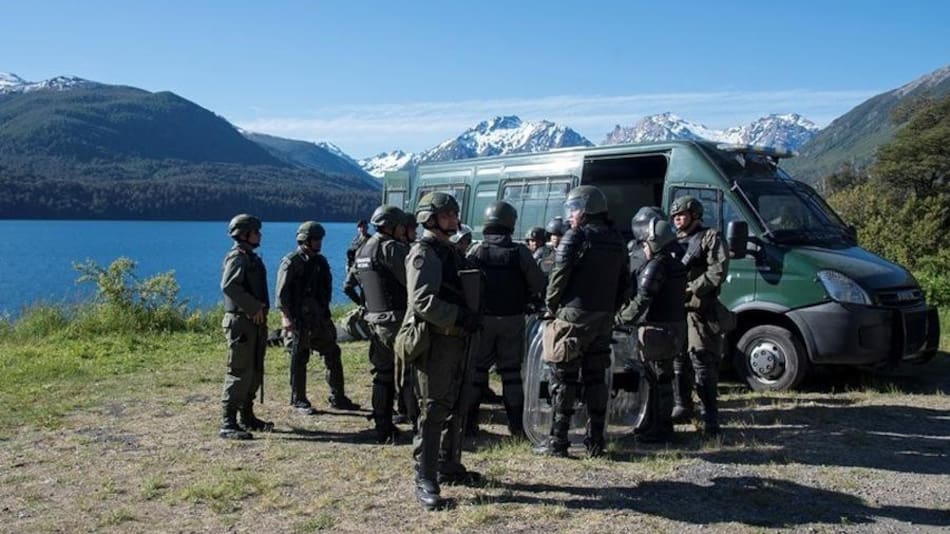 Búsqueda de mapuches en Bariloche (Foto: Marcelo Martínez)