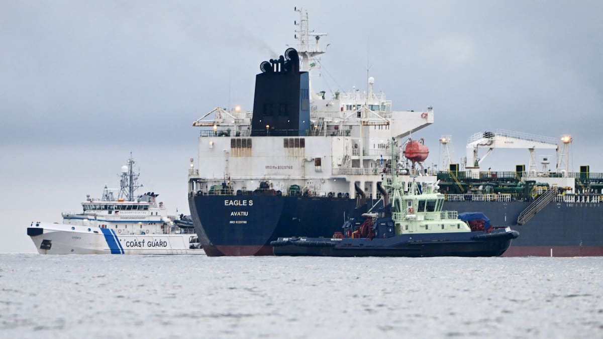Buque Eagle S, sospechoso de haber dañado el Estlink 2. Foto: Reuters
