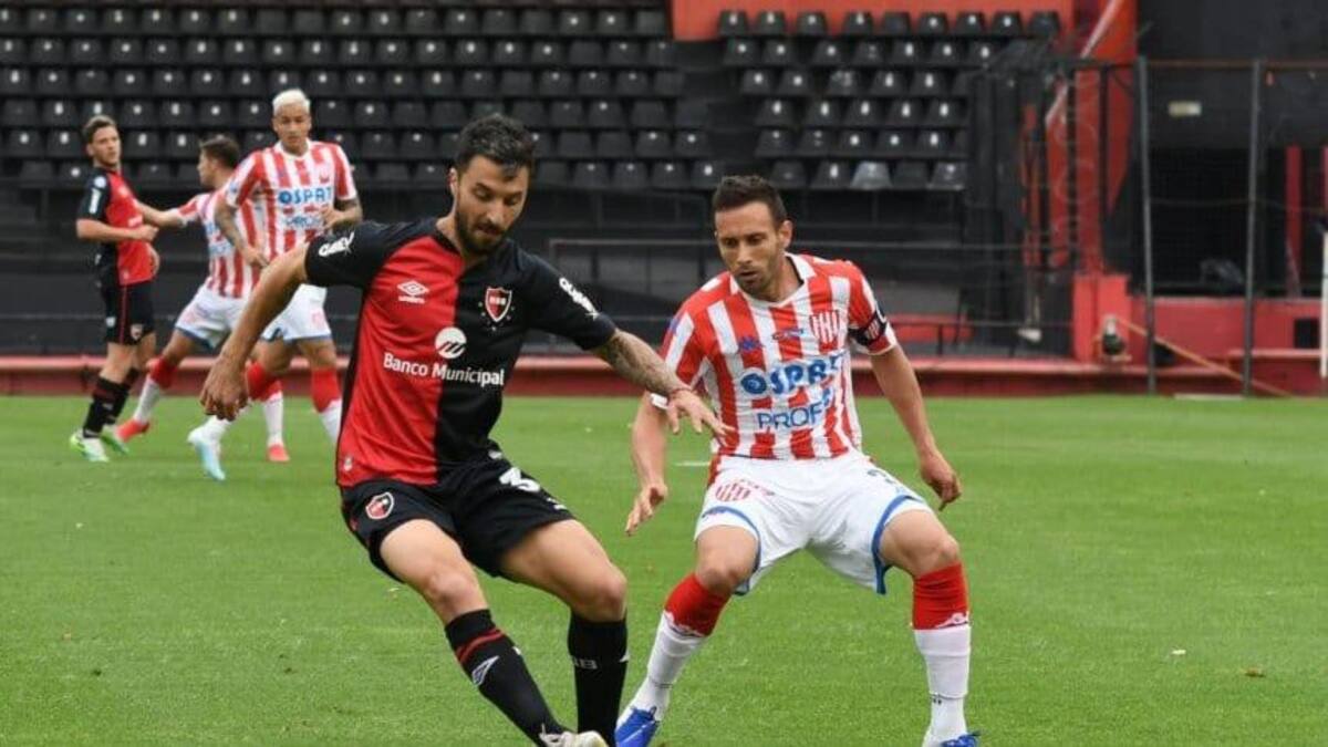 Amistoso entre Newells y Unión, Scocco, Foto TyC Sports