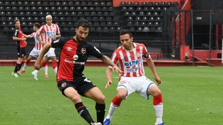 Amistoso entre Newells y Unión, Scocco, Foto TyC Sports