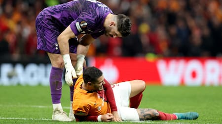 Lesión de Mauro Icardi. Foto: Reuters