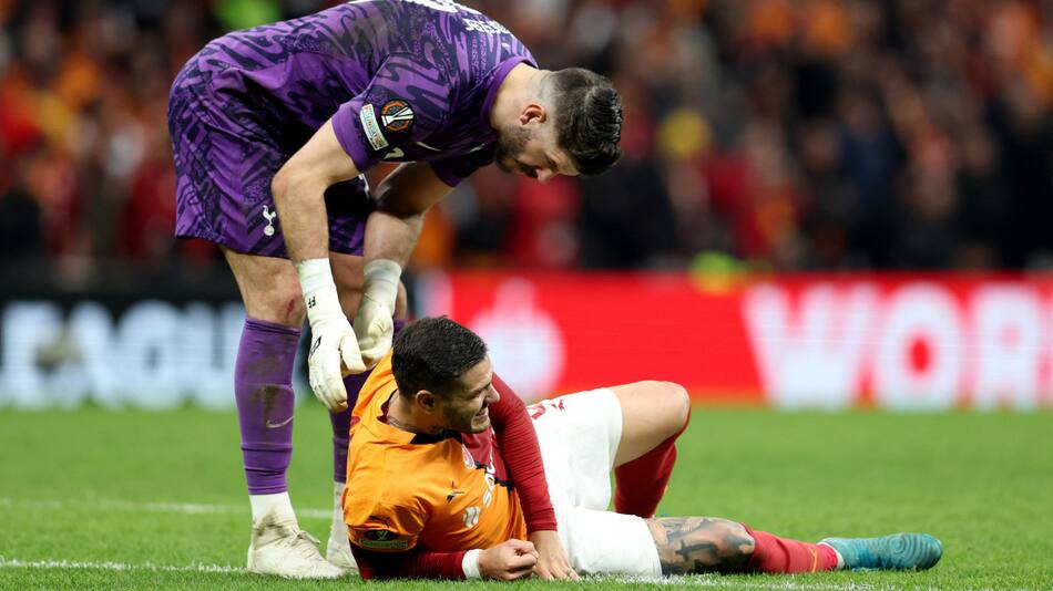 Lesión de Mauro Icardi. Foto: Reuters