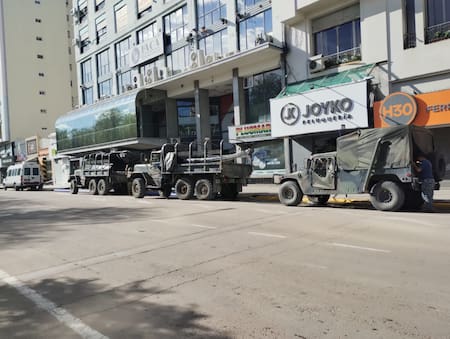 Temporal en Bahía Blanca. Foto: Canal 26