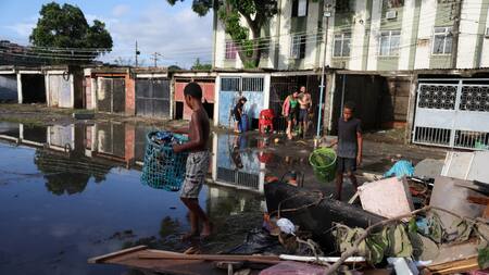 Temporal Río de Janeiro. Foto: Reuters.