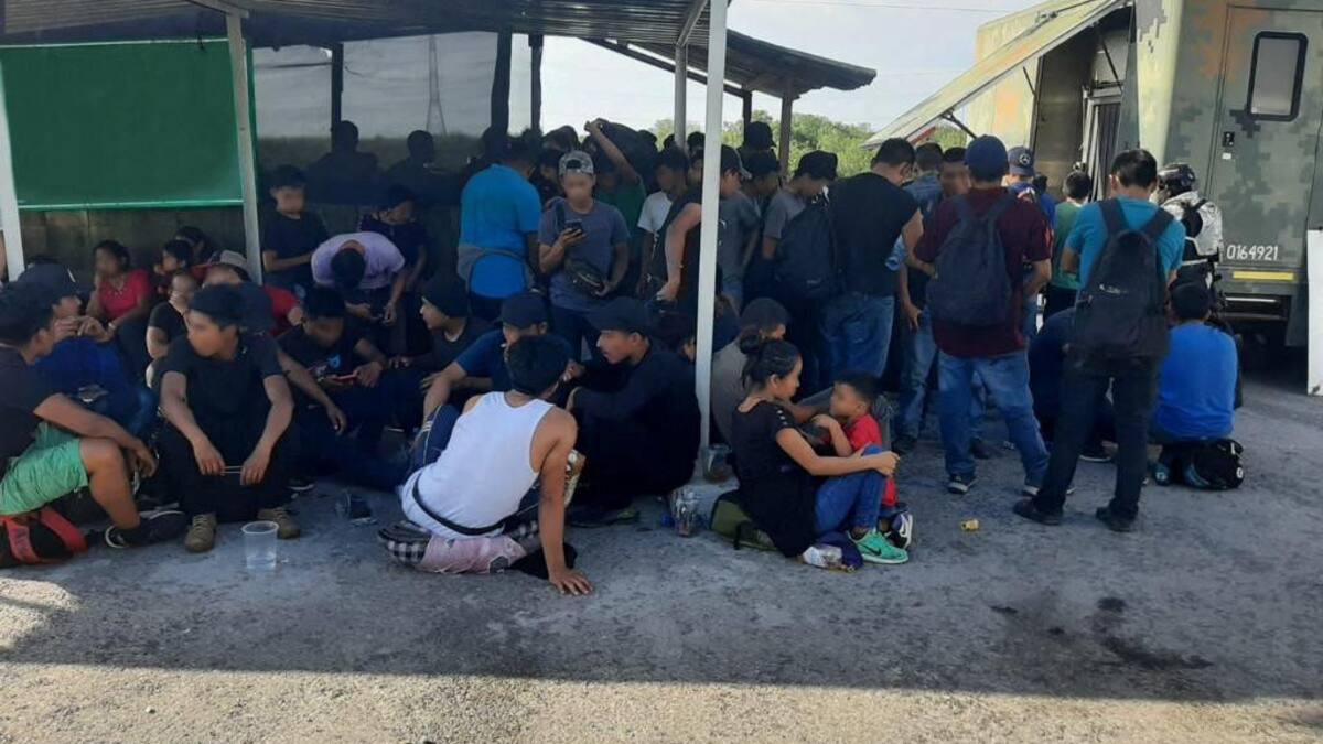 Centro migratorio en México, en la frontera con EEUU. Foto: Reuters.