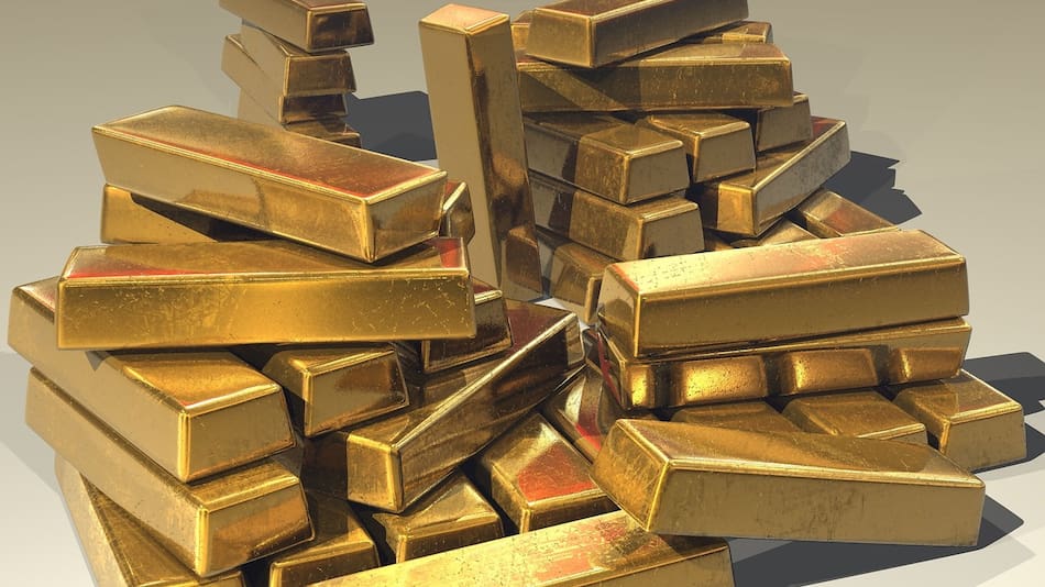 Lingotes de oro. Foto: Pixabay.