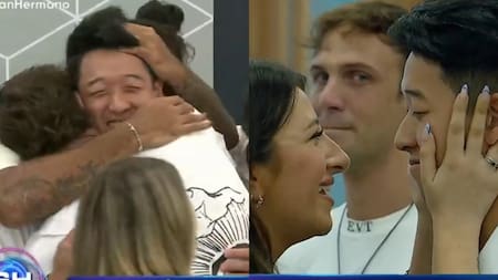 La noche soñada de Martín Ku en Gran Hermano. Fotos: Captura.