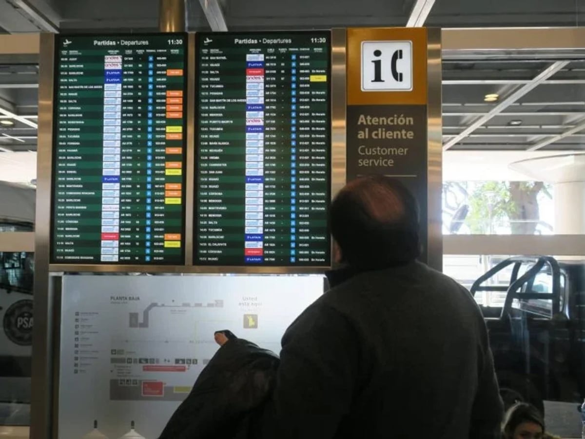 Demoras y cancelaciones de vuelos en Aeroparque y Ezeiza por las tormentas: cuándo se normalizará el servicio