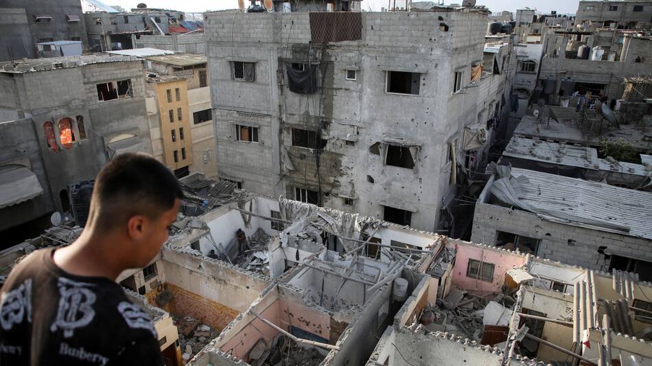 Bombardeos israelíes en Rafah (Gaza). Foto: Reuters.