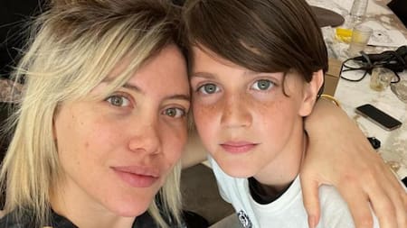 Wanda y Constantino. Foto: Instagram/wanda_nara