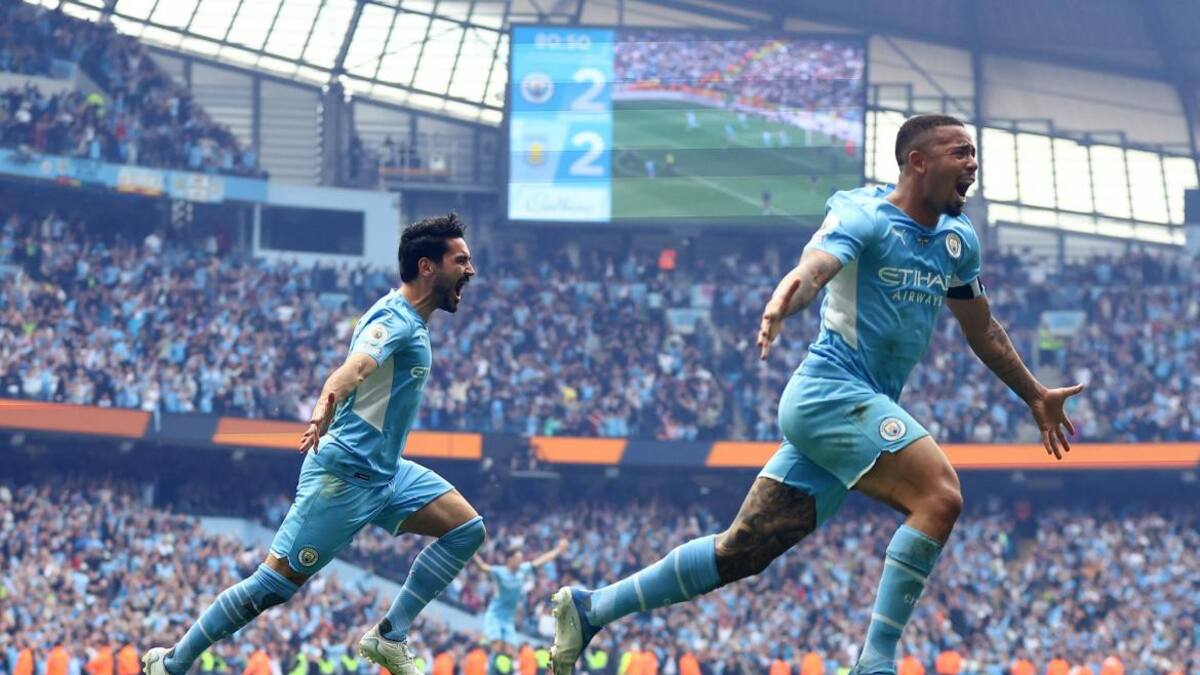 Festejo del Manchester City, Premier League, fútbol inglés, Reuters