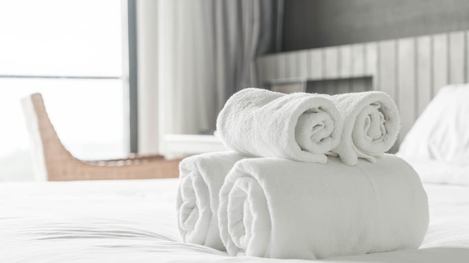 Para que sirve la franja de la toalla.