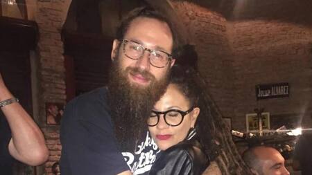 Miss Bolivia con su ex marido