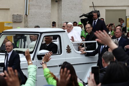 El Papa Francisco celebra la Pascua. Foto: Reuters/Guglielmo Mangiapane.