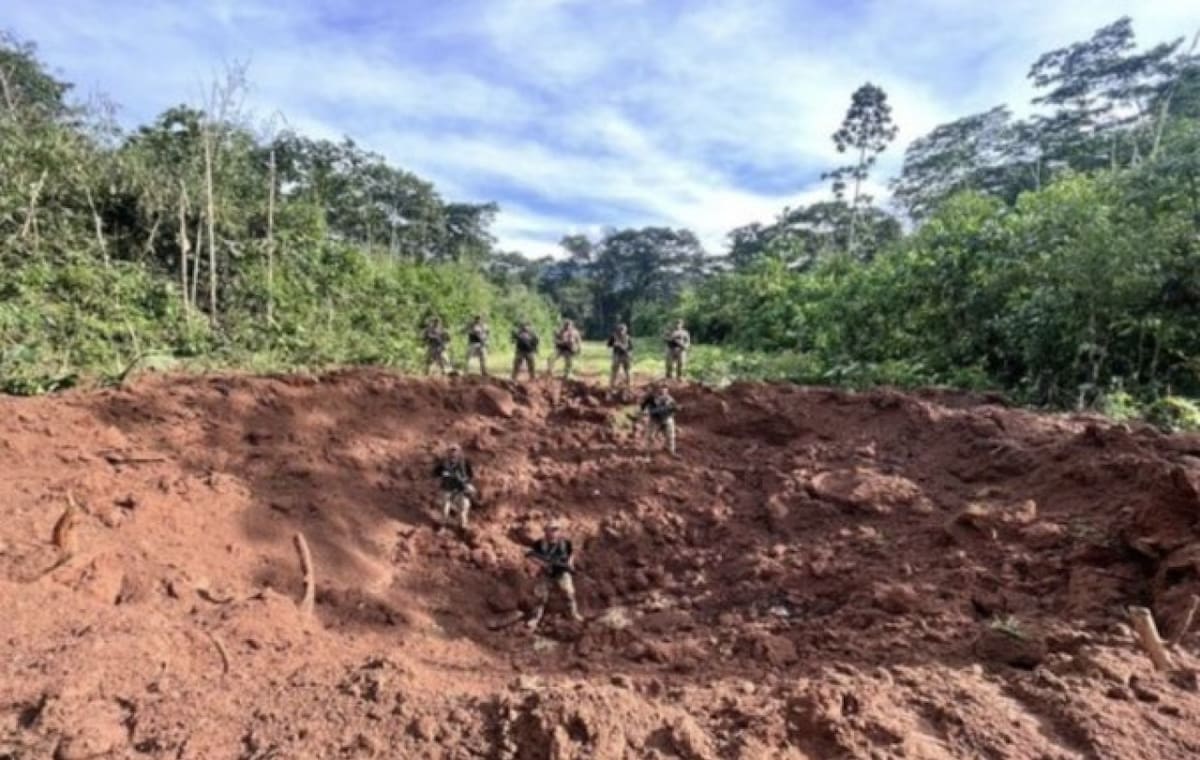 La zona donde fueron atacadas las tropas forma parte del valle cocalero conocido como VRAEM. Foto Twitter @bautistajaime_.
