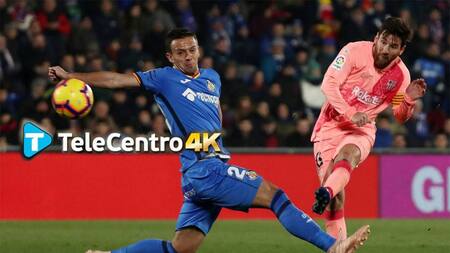 TeleCentro 4K, Barcelona vs Getafe, fútbol, deportes