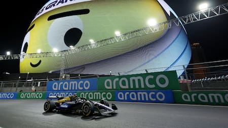 Franco Colapinto en el Gran Premio de Las Vegas.