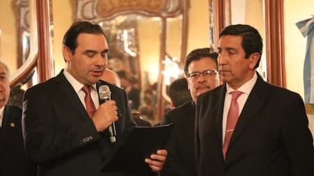 Gustavo Valdés y Buenaventura Duarte. Foto: NA.