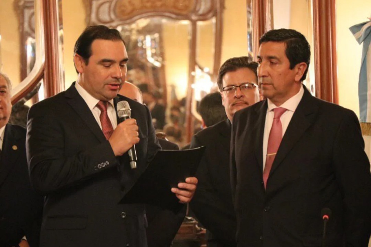 Gustavo Valdés y Buenaventura Duarte. Foto: NA.