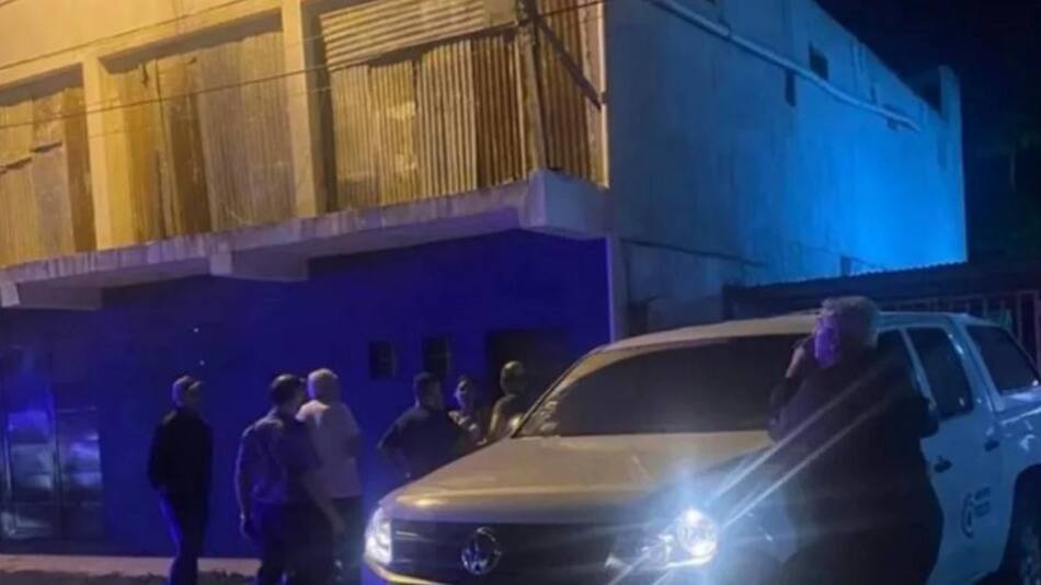 La casa donde encontraron los cuerpos. Foto: El Litoral.