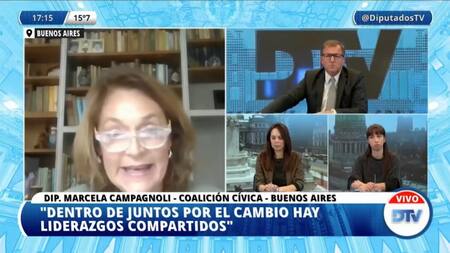 Marcela Campagnoli, de la Coalición Cívica