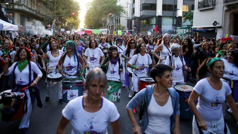Día de la Mujer - Marcha en Argentina #8M (Reuters)