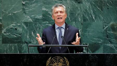 Mauricio Macri en 74° Asamblea General de las Naciones Unidas, REUTERS