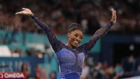 Simone Biles, medallista olímpica. Foto: EFE.