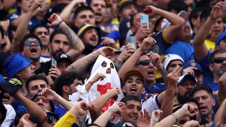 Hinchada de Boca. Foto: Reuters