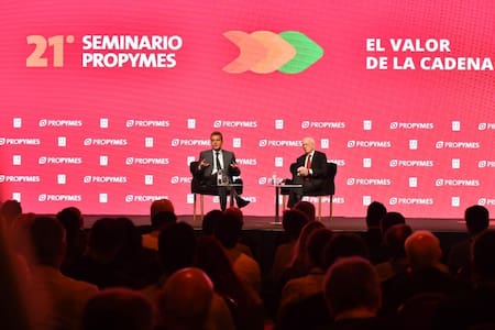 Sergio Massa en seminario ProPymes 2022. Foto: Prensa.