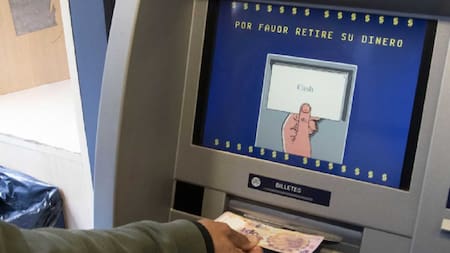 Cajero automático. Foto: NA.