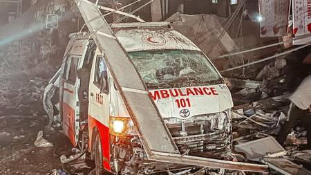 Bombardeos israelíes en Gaza. Foto: EFE