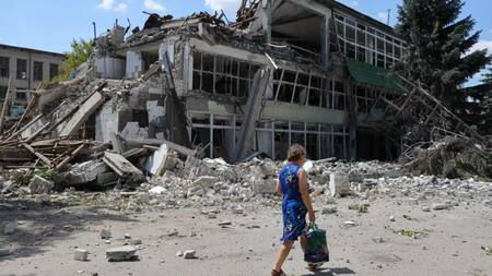 Lugansk, una región castigada por la guerra. Foto: NA.