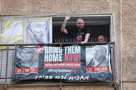 Regreso a su casa de Israel de Eitan Horn, uno de los argentinos liberados por Hamas.