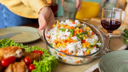 Arroz, el acompañamiento perfecto para cualquier comida.