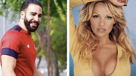 Pamela Anderson y Adil Rami
